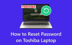 Zresetuj hasło w laptopie Toshiba