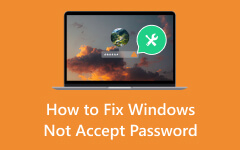Windows ei hyväksy salasanaa