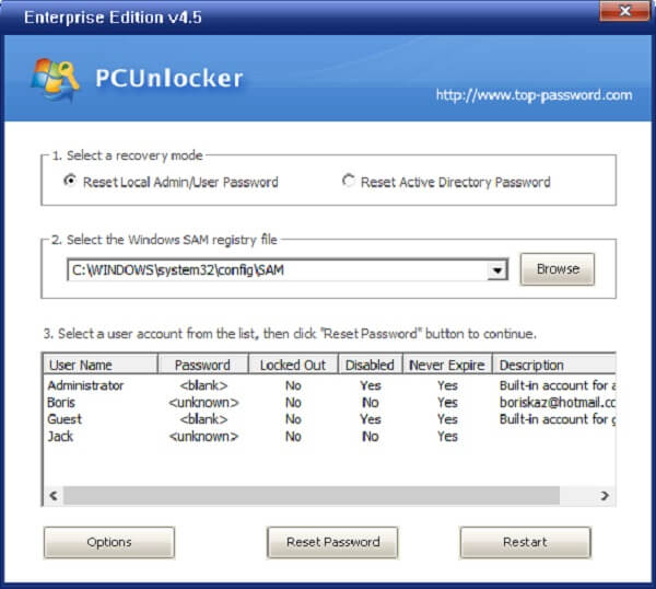 PCUnlocker