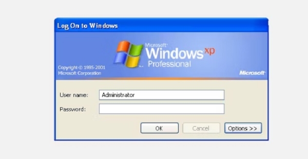 Windows XP CTRL ALT SUPPR